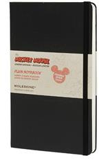 Mickey Mouse Notebook - Large - Plain - Black